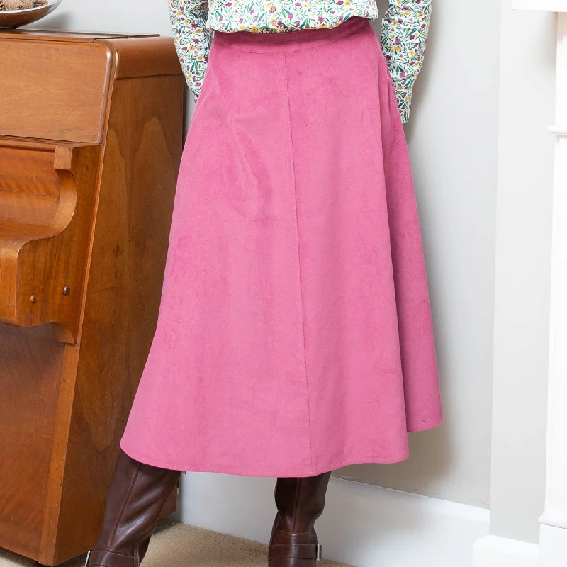 Minterne skirt rhubarb velvet skirt plush