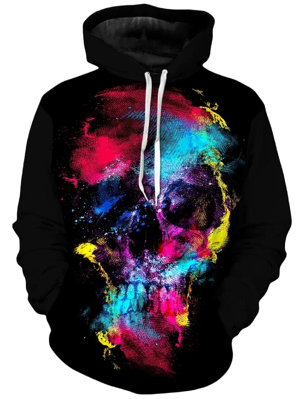 Skull 49 Unisex Hoodie Hoodie with Neon Bright Vibrant