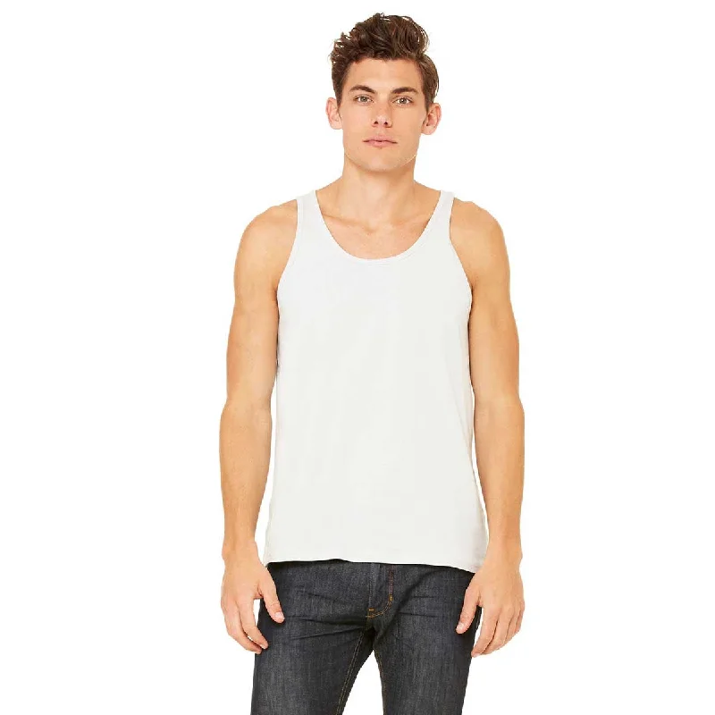 Bella + Canvas Unisex Silver Jersey Tank layering tank top