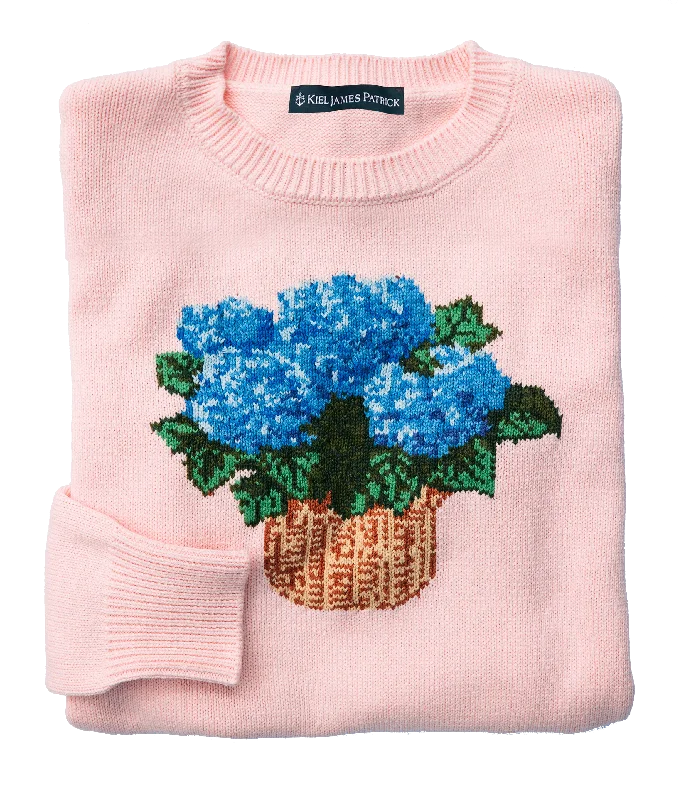 The Hydrangea Basket Sweater Fleece Sweater Nylon Polyester