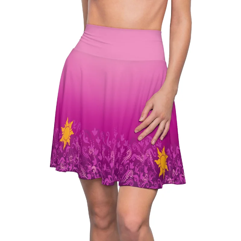 Rapunzel Ombre Skirt, Tangled Costume low waist skirt