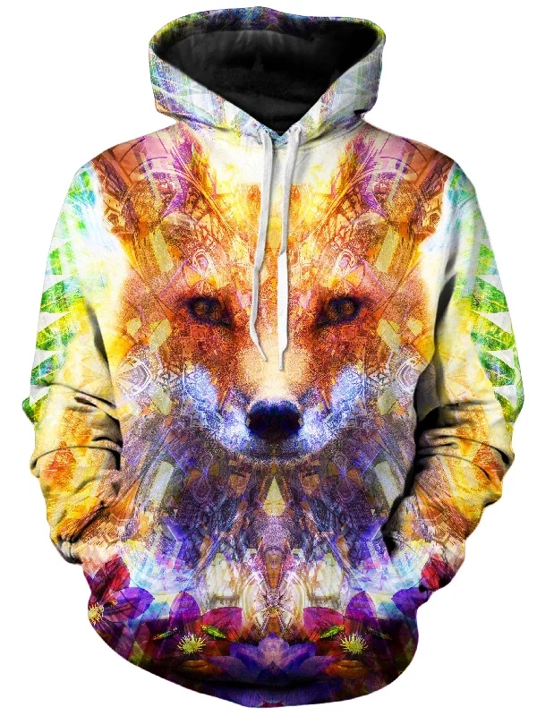Fox Unisex Hoodie Hoodie with Typography Text Message