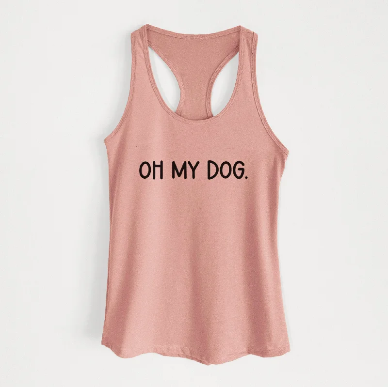Oh My Dog - Women's Racerback Tanktop lace back tank