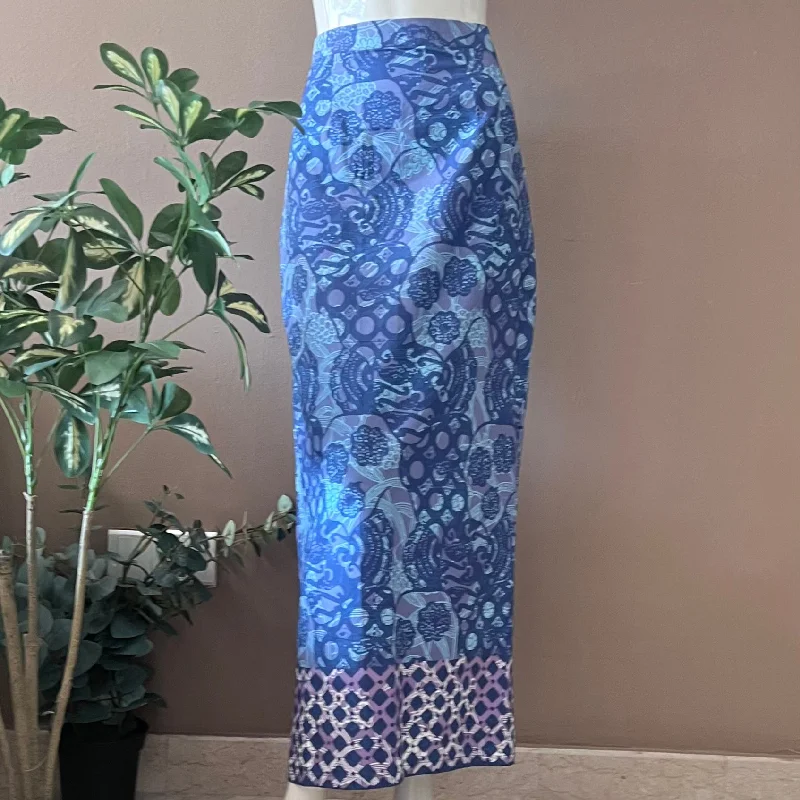 Modern Sarong Skirt - XL floral skirt print