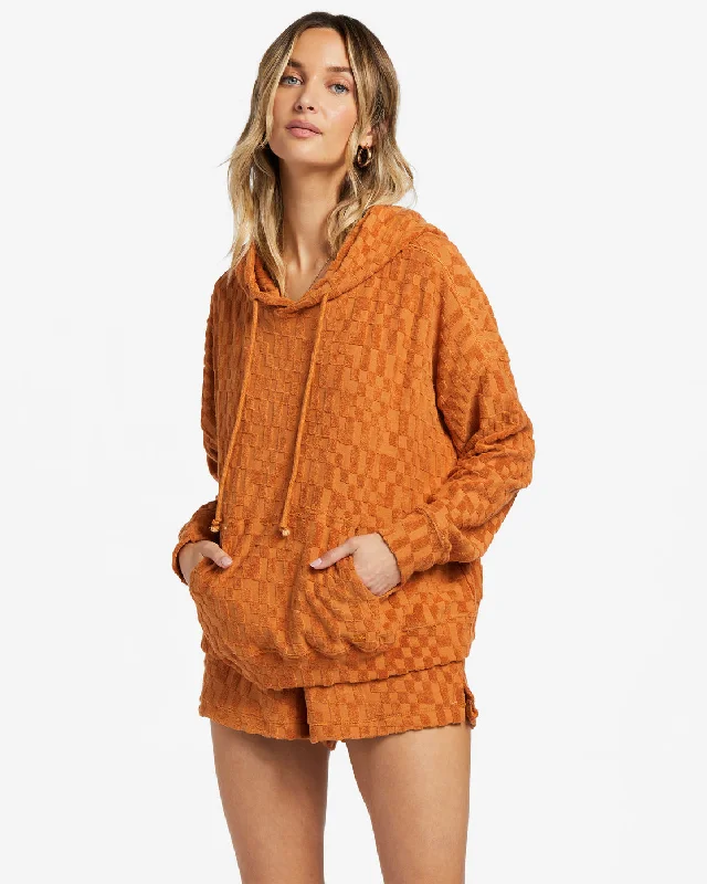 Shoreline Sands Sweatshirt - Summer Spice Hoodie with Print Artistic Unique