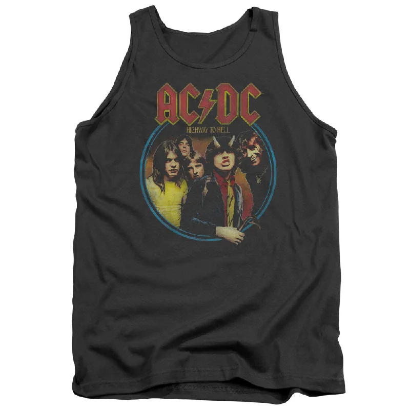 AC/DC Impressive Tank Top, Highway to Hell white tank top