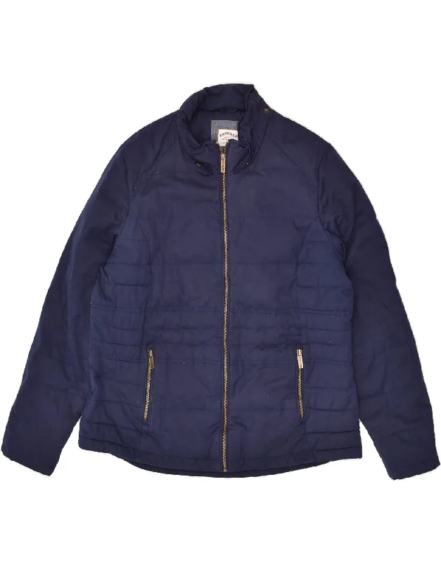 FAT FACE Womens Padded Jacket UK 18 XL Navy Blue Polyester Hooded Jacket Caped Jacket Shawl Collar Jacket FAT FACE Womens Padded Jacket UK 18 XL Navy Blue Polyester Hooded Jacket Caped Jacket Shawl Collar Jacket