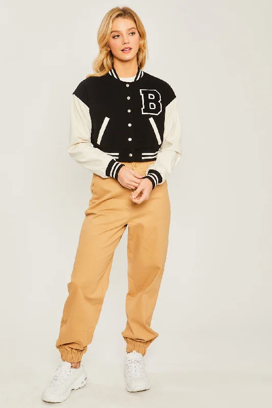 Patched Sleeve Jacket Love Tree 80055JM Snapped Jacket Toggled Jacket Drawstring Jacket Patched Sleeve Jacket Love Tree 80055JM Snapped Jacket Toggled Jacket Drawstring Jacket
