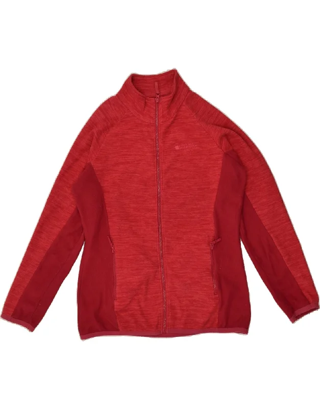 MOUNTAIN WAREHOUSE Womens Fleece Jacket UK 12 Medium Red Colourblock Mesh Jacket Canvas Jacket Denim Jacket MOUNTAIN WAREHOUSE Womens Fleece Jacket UK 12 Medium Red Colourblock Mesh Jacket Canvas Jacket Denim Jacket