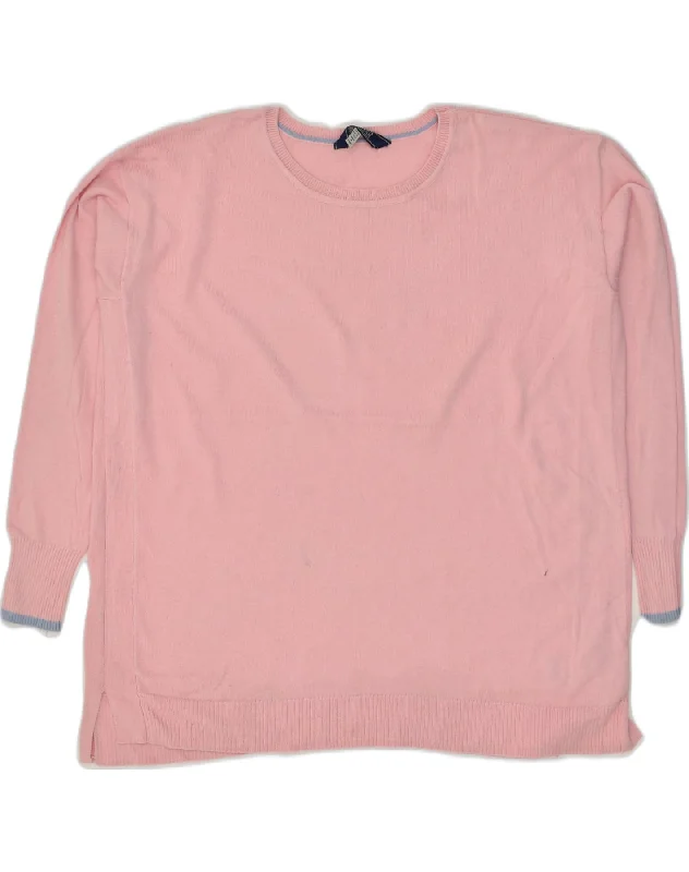 JOULES Womens Boat Neck Jumper Sweater UK 10 Small Pink Acrylic Machine Wash Dry Clean Hand Wash JOULES Womens Boat Neck Jumper Sweater UK 10 Small Pink Acrylic Machine Wash Dry Clean Hand Wash
