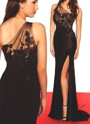 New Sexy One shoulder Long Prom Dresses Beading Formal Party Gown Custom Made prom dresses cg6530 New Sexy One shoulder Long Prom Dresses Beading Formal Party Gown Custom Made prom dresses cg6530