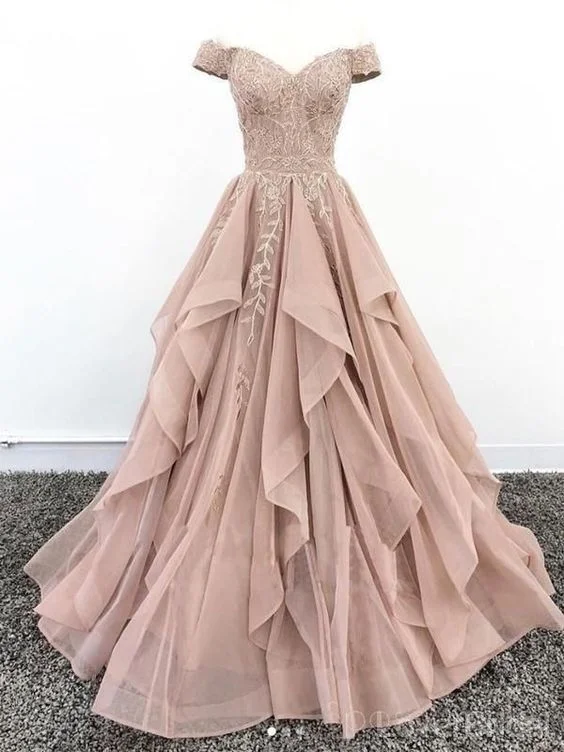 Off Shoulder Dusty Champagne Lace Cheap Long Evening Prom Dresses, Evening Party Prom Dresses cg6042 Off Shoulder Dusty Champagne Lace Cheap Long Evening Prom Dresses, Evening Party Prom Dresses cg6042