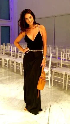A-Line V-neck Long Prom Dresses Ball Gowns  cg5945