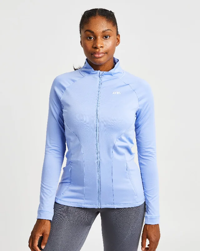 Effortless Zip Jacket - Light Blue