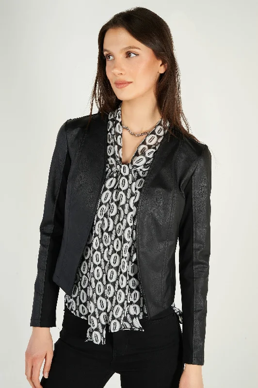 Veste en faux cuir - EVELINE-W1 - (R-B18)