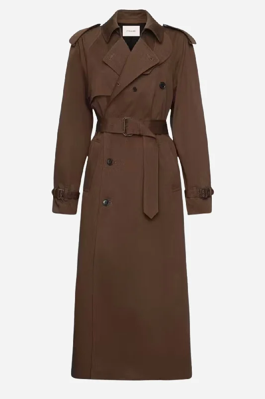 Frame Denim Classic Trench Coat - Brown