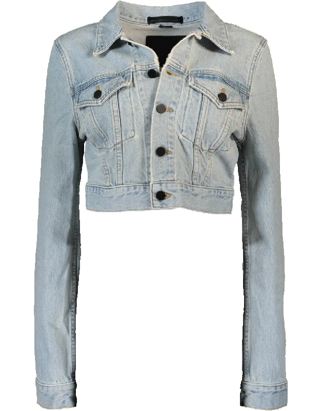 Shrunken Cropped Denim Jacket