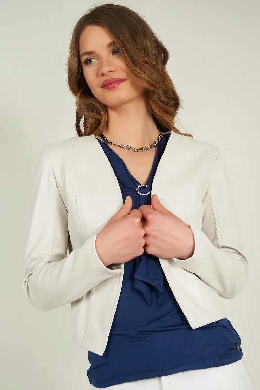 Veste en faux cuir - EVELINE-S24 - (R-B16)