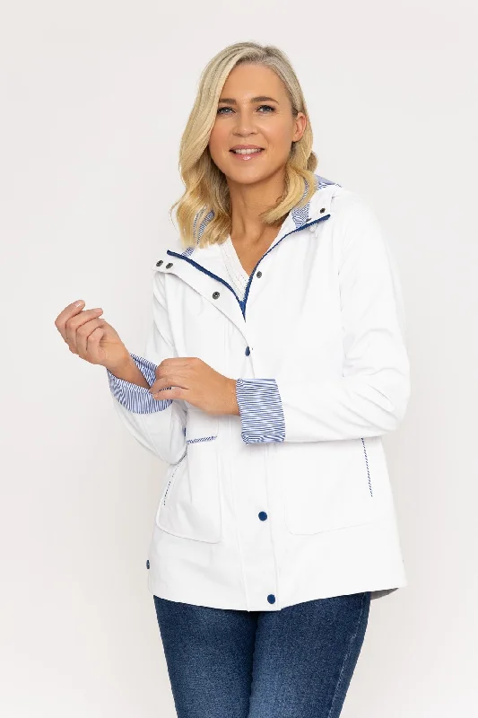 White PU Coated Jacket