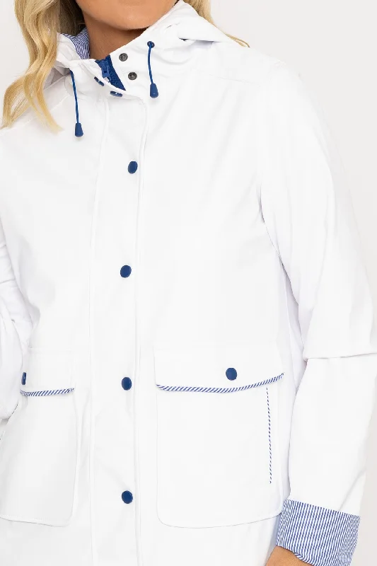 White PU Coated Jacket