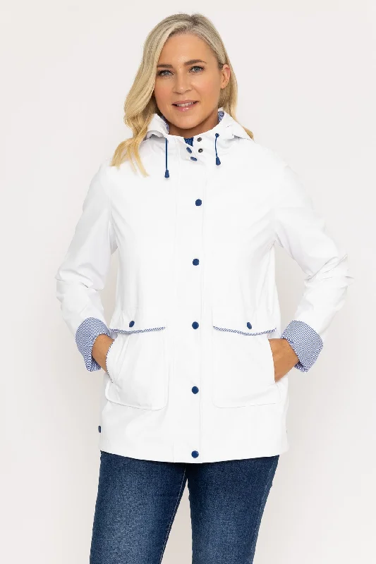 White PU Coated Jacket