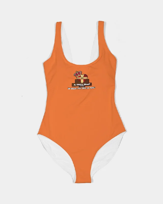 AKH Orange Women's One-Piece Swimsuit