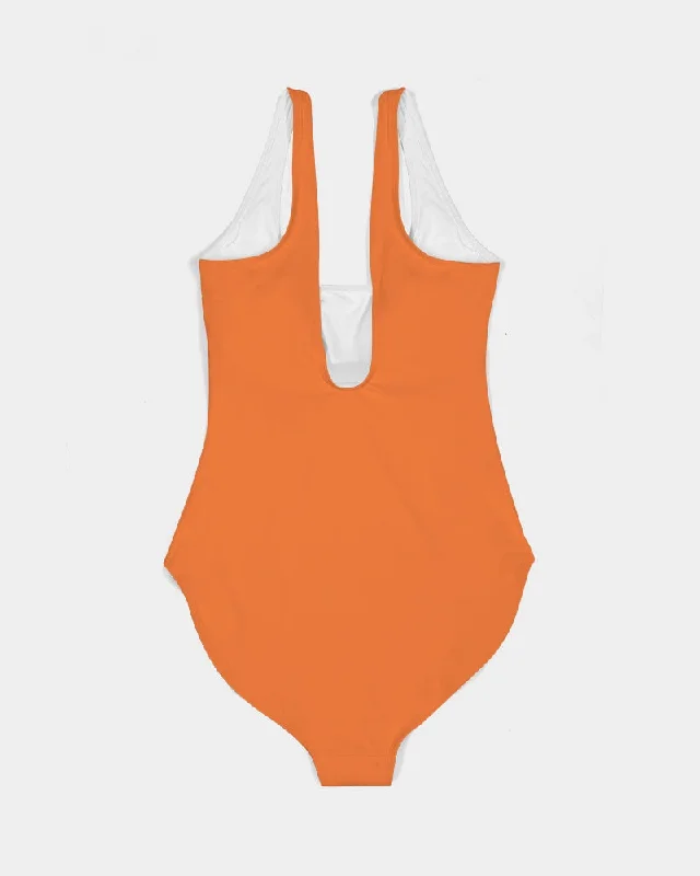 AKH Orange Women's One-Piece Swimsuit