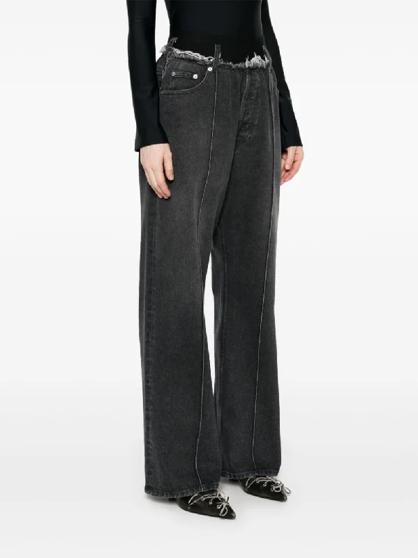 ALAINPAUL Women Denim Elasticated Pant