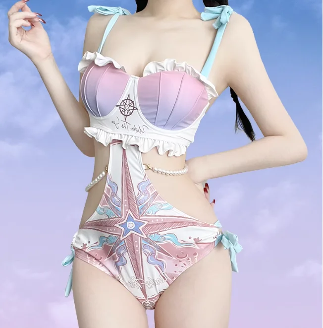 Cute shell mermaid swimsuit yv31529