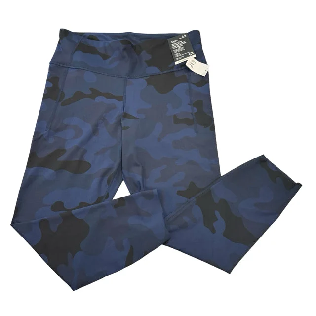 Gap Fit Navy Camo Pants Active Women's NWT Size L