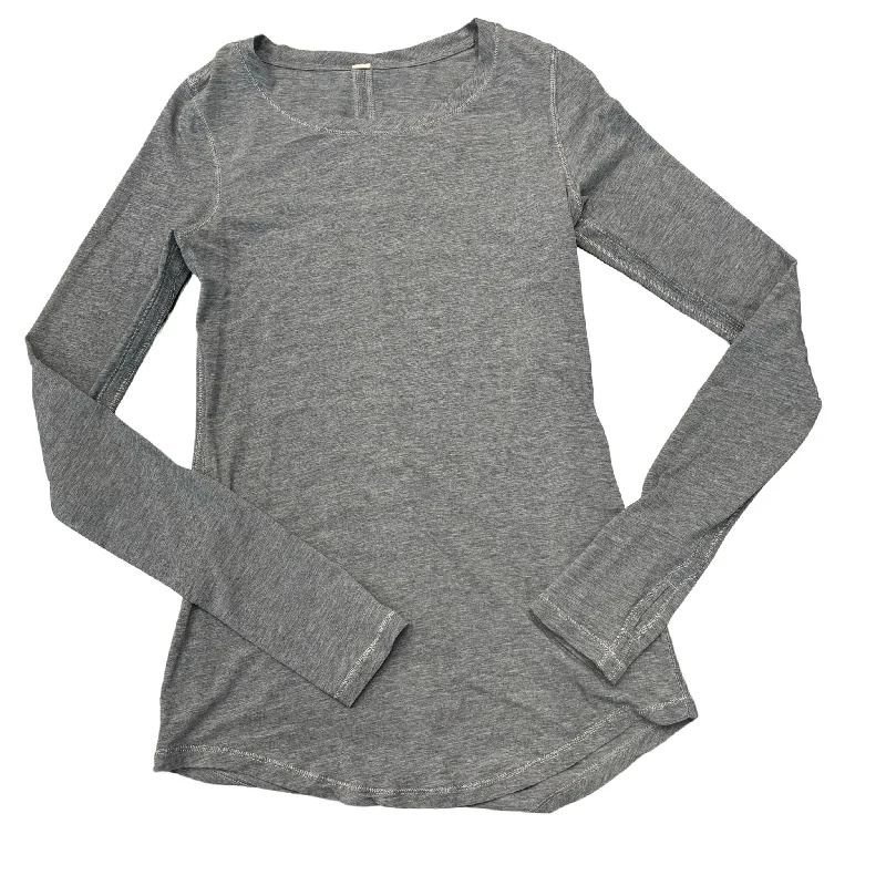 Lululemon Grey Top Active Women's Size 2