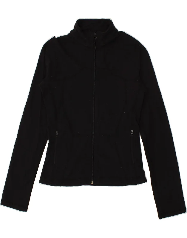 LULULEMON Womens Tracksuit Top Jacket UK 10 Small Black