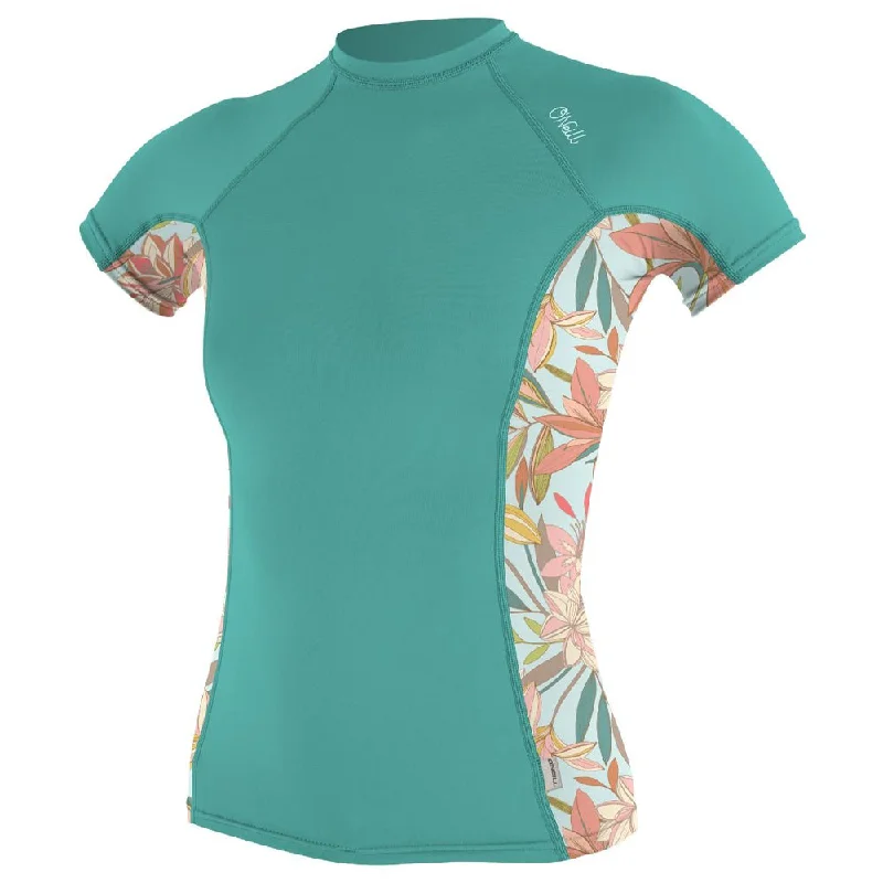 O'Neill Womens Side Print Rash Guard - Canton/Dalia