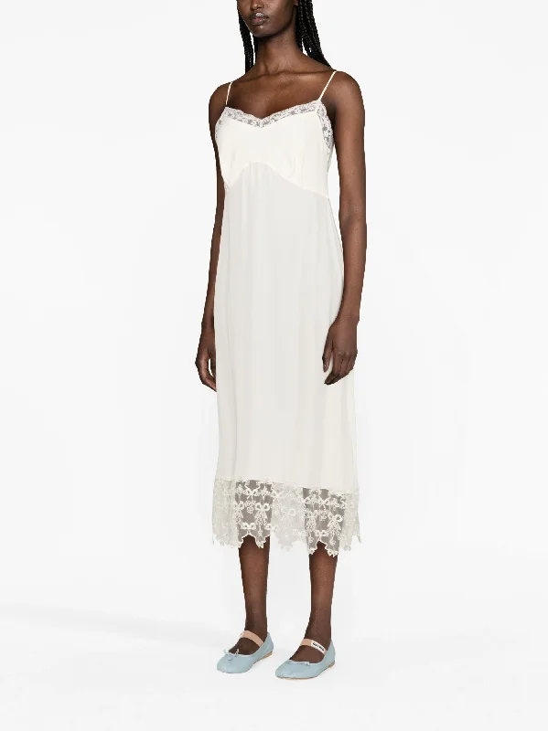 SIMONE ROCHA Women W/Lace Trim Slip Dress