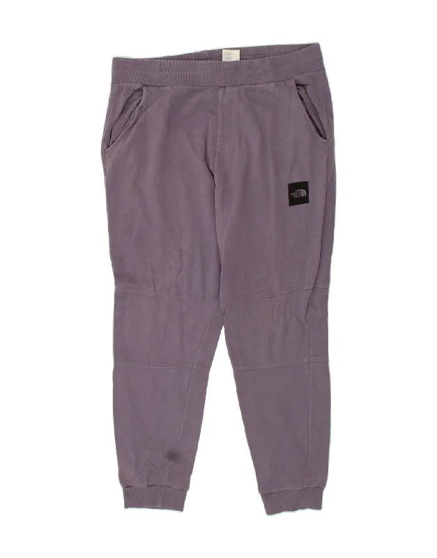 THE NORTH FACE Womens Tracksuit Trousers Joggers UK 18 XL Purple Cotton