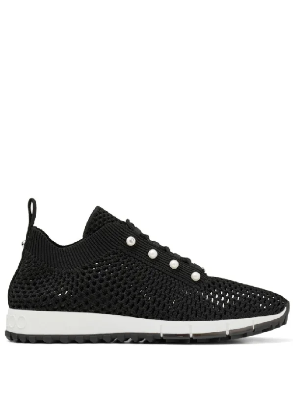 Veles pearl-embellished sneakers