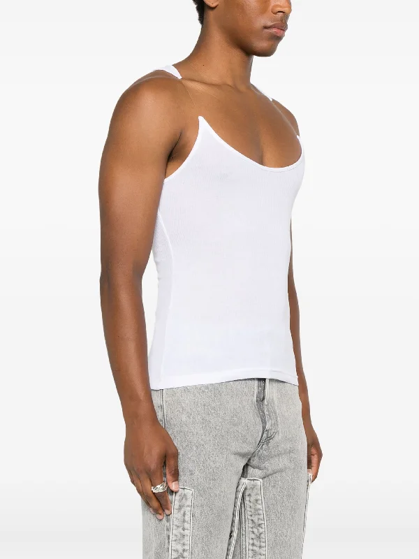 Y/PROJECT Unisex Invisible Strap Tank Top