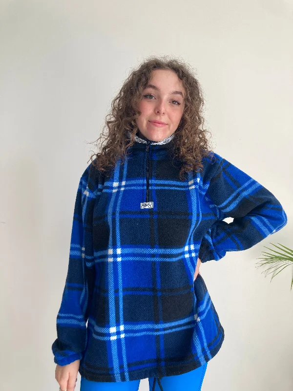 Blue Tartan Fleece (XL)