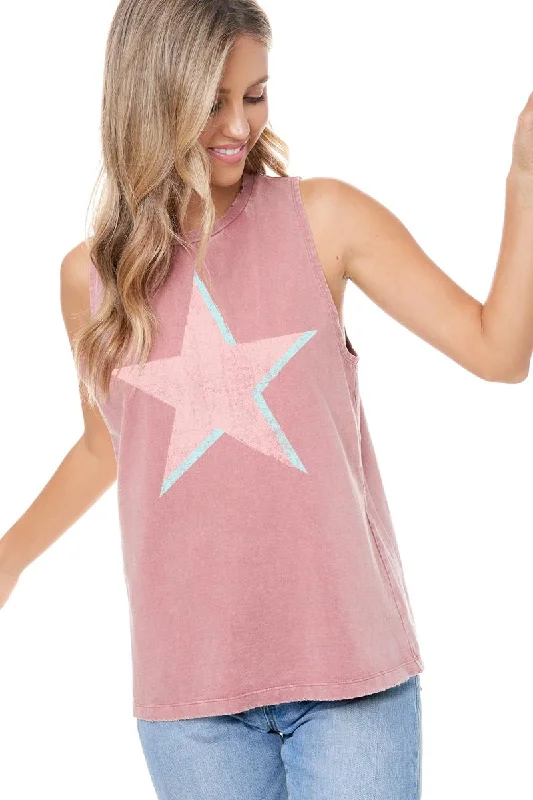 Zutter Stars Tank Graphic Tee