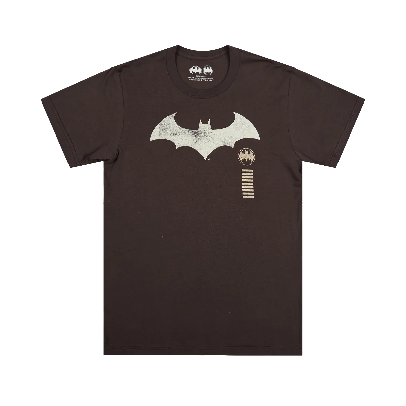 Batman Dual Logo Brown Tee