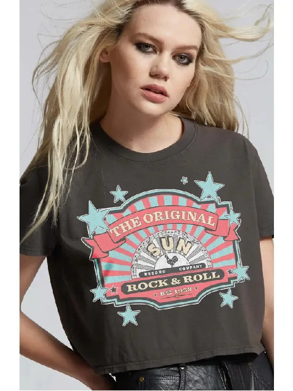 Elvis X Sun Records Cropped Tee