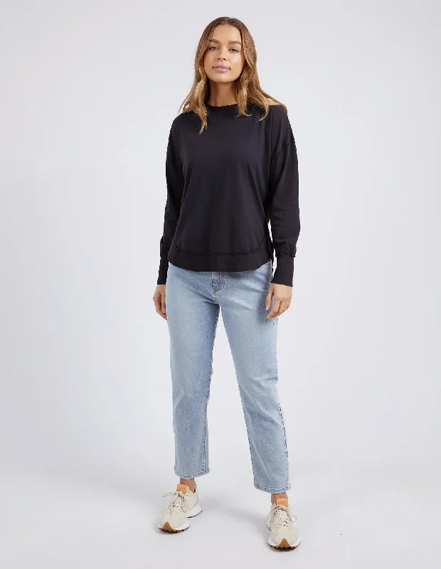 FOXWOOD FARRAH LONG SLEEVE BLACK