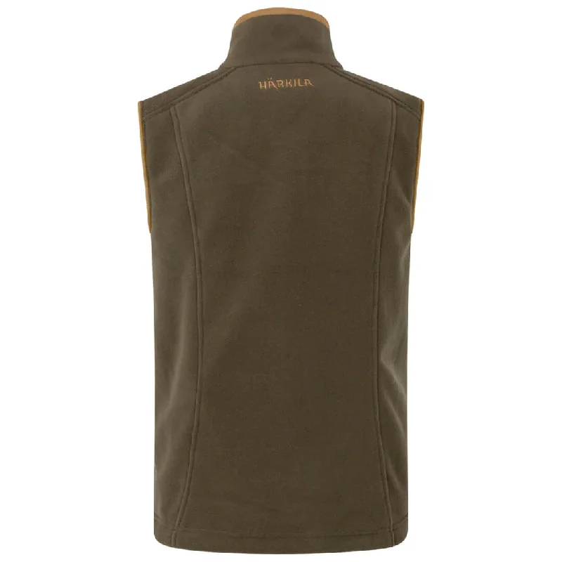 Harkila Sandhem 200 Lady Fleece Waistcoat - Willow Green Melange