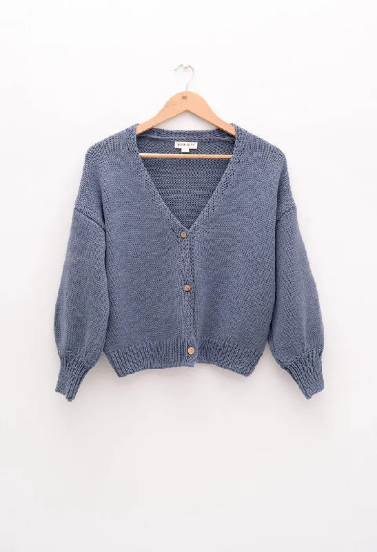 HUMIDITY BLOOM CARDI DENIM