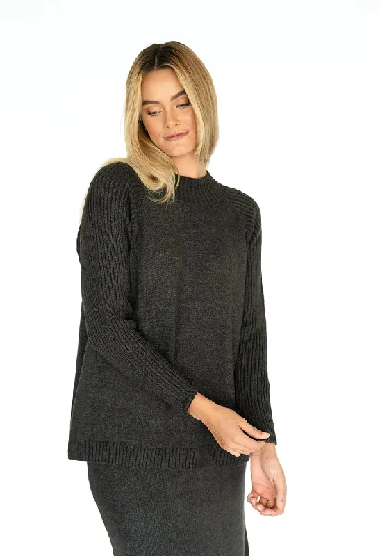 HUMIDITY BONBON JUMPER CHARCOAL