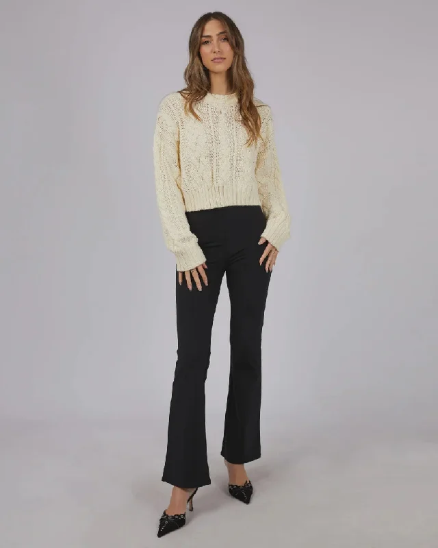 JORGE ERIKA CABLE KNIT VINTAGE WHITE