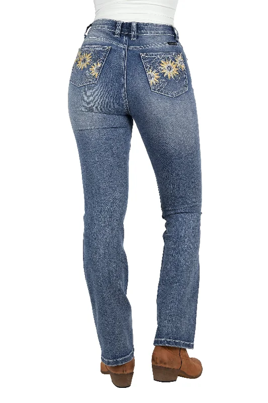 PCP2213935 Pure Western Amy Hi Rise Boot Cut Jean 32 Leg