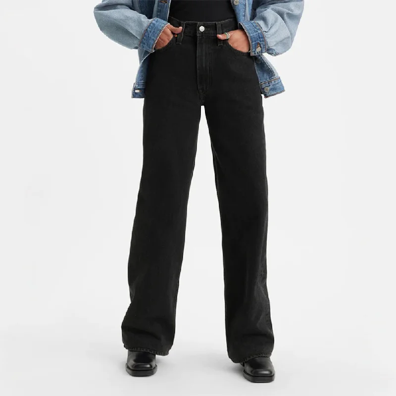 Ribcage Wide Leg Jeans (Rosie Posie)