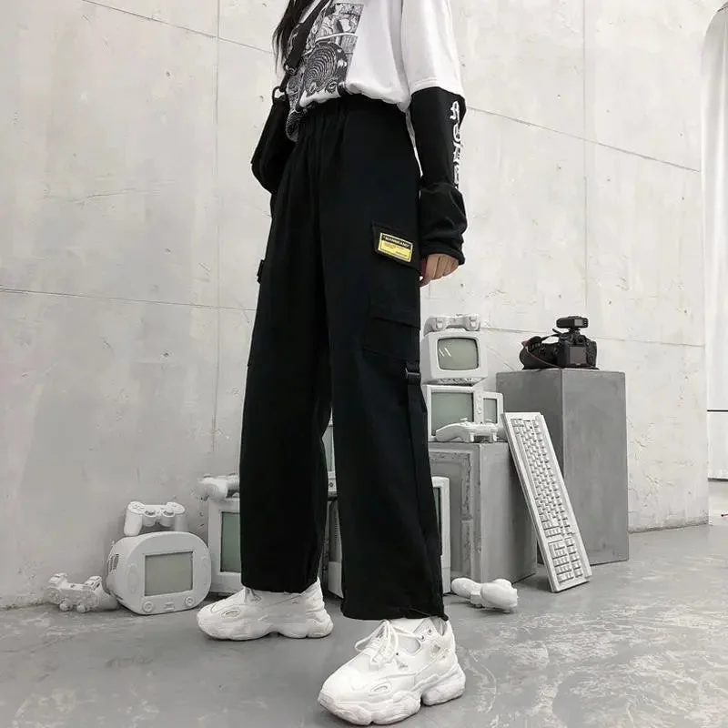 Women Retro Cargo Pants