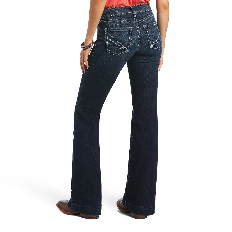 Women's Ariat Trouser Perfect Rise Aisha Wide Leg Jean #10040806